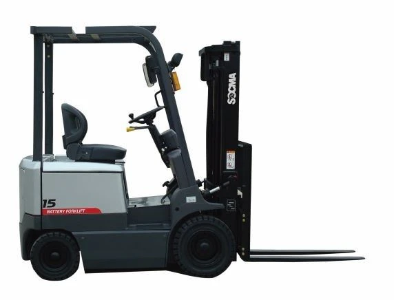 1.5 Ton Electric Forklift Truck For Warehouse Indoor Service
