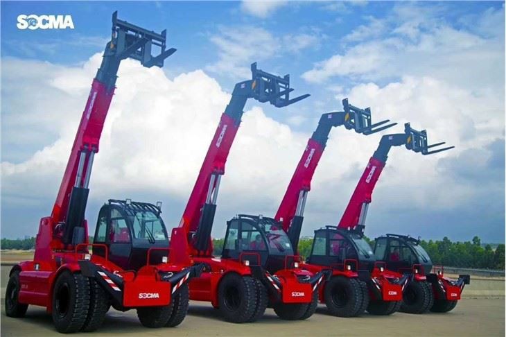 7 Ton 17m Telescopic Handler 4 Wheel Drive 4*4